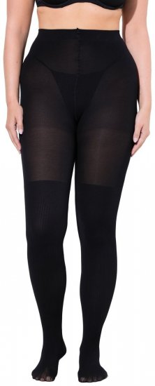 Ulla Popken 831196 Overknee-strømper 80 den Sort - Strømpebukser & strømper - 