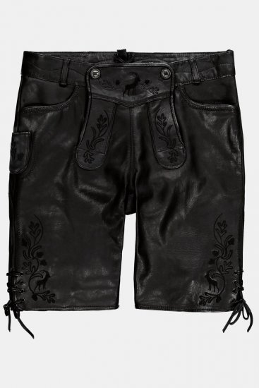 JP1880 831257 Skindshorts i nappa Sort - Shorts - Shorts i store størrelser - W40-W60