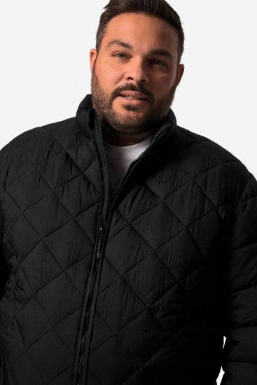 Men+ 494 Quiltet jakke med ståkrave Sort - Jakker - Jakker i store størrelser, 2XL- 12XL