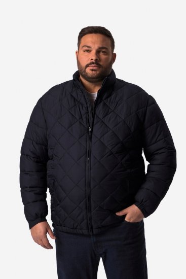 Men+ 494 Quiltet jakke med ståkrave Mørkeblå - Jakker - Jakker i store størrelser, 2XL- 12XL