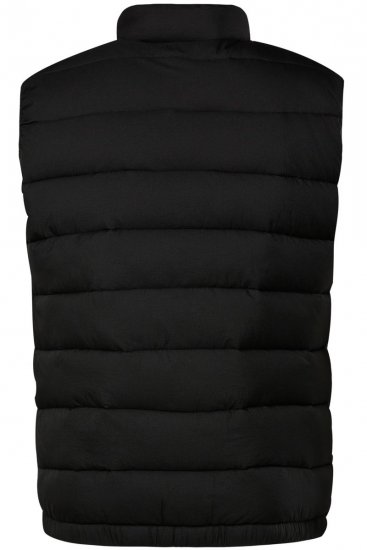 Men+ 578 Quiltet vest med ståkrave Sort - Jakker - Jakker i store størrelser, 2XL- 12XL