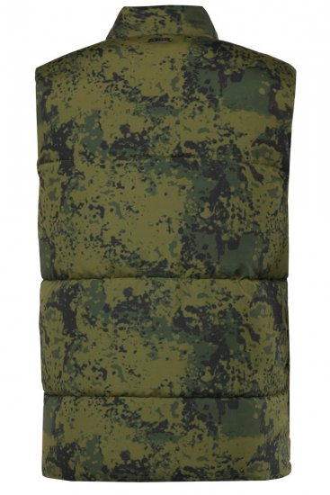 JP1880 831610 Quiltet vest i camouflage Grøn - Jakker - Jakker i store størrelser, 2XL- 12XL