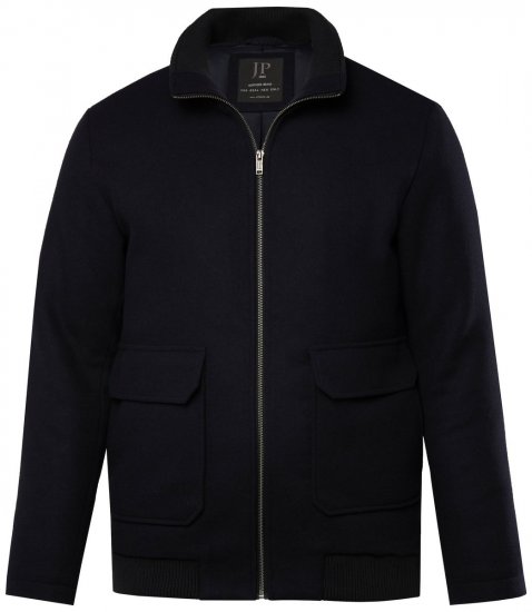 JP1880 831627 Bomberjakke i uldmix Mørkeblå - Jakker - Jakker i store størrelser, 2XL- 12XL