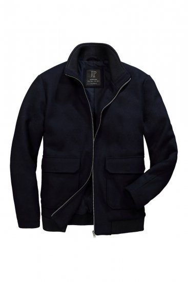 JP1880 831627 Bomberjakke i uldmix Mørkeblå - Jakker - Jakker i store størrelser, 2XL- 12XL