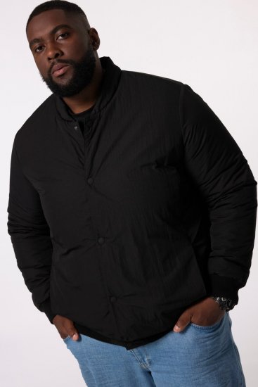 STHUGE Bomber Jacket Quilted Black - Jakker - Jakker i store størrelser, 2XL- 12XL