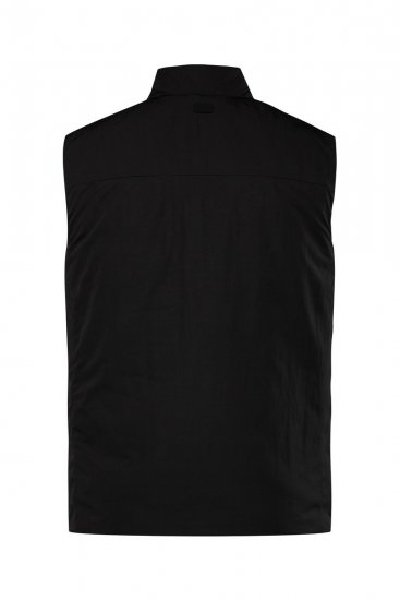 STHUGE 831824 Quiltet vest i genbrugsmateriale Sort - Jakker - Jakker i store størrelser, 2XL- 12XL