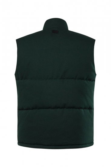 STHUGE 831896 Vatteret flannelsvest Mørkegrøn - Jakker - Jakker i store størrelser, 2XL- 12XL