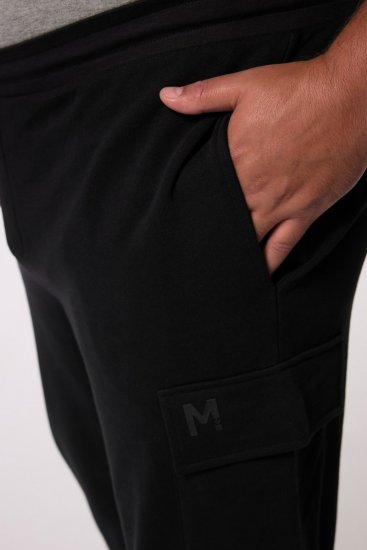 Men+ 113 Sweatpants med cargolommer Sort - Joggingbukser og shorts - Sweatpants og Sweatshorts 2XL-12XL