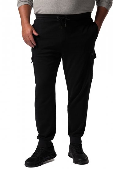 Men+ 113 Sweatpants med cargolommer Sort - Joggingbukser og shorts - Sweatpants og Sweatshorts 2XL-12XL