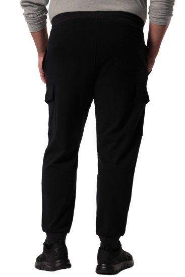 Men+ 113 Sweatpants med cargolommer Sort - Joggingbukser og shorts - Sweatpants og Sweatshorts 2XL-12XL