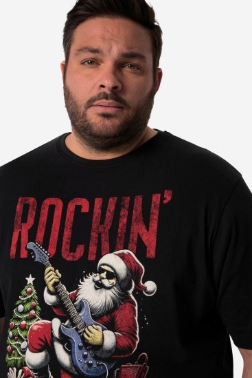 Men+ 180 T-shirt Rockin' Sort - T-shirts - T-shirts i store størrelser - 2XL-14XL