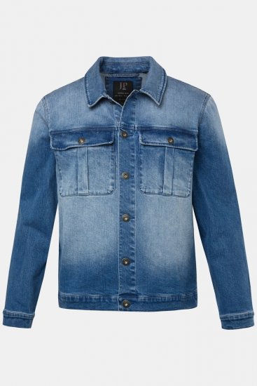 JP1880 832510 Stretch Denimjakke Indigoblå - Jakker - Jakker i store størrelser, 2XL- 12XL