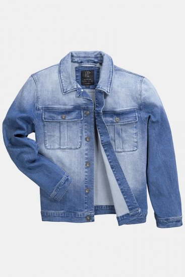 JP1880 832510 Stretch Denimjakke Indigoblå - Jakker - Jakker i store størrelser, 2XL- 12XL
