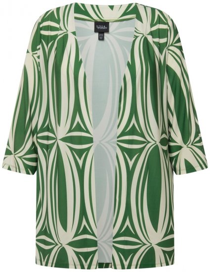 Ulla Popken 832884 Jakke Grøn - Jakker - Dame jakker i store størrelser