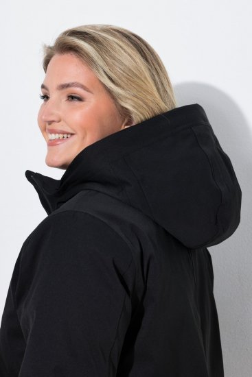 Ulla Popken 833341 Funktionsjakke Sort - Jakker - Dame jakker i store størrelser