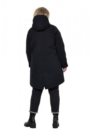 Ulla Popken 833341 Funktionsjakke Sort - Jakker - Dame jakker i store størrelser