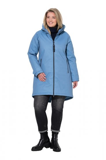 Ulla Popken 833341 Funktionsjakke Gråblå - Jakker - Dame jakker i store størrelser