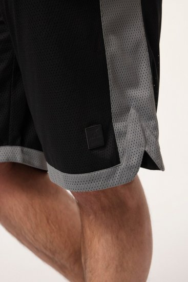 JP1880 Jay-Pi Bermuda QuickDry Mesh Fitness Shorts Black - Sportstøj & outdoor - Sportstøj i store størrelser til mænd
