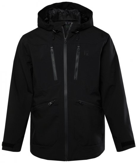 Jay-Pi 834145 Vandtæt funktionsjakke Sort - Sportstøj & outdoor - Sportstøj i store størrelser til mænd