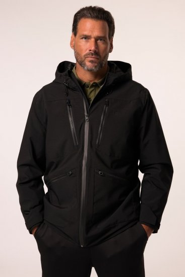 Jay-Pi 834145 Vandtæt funktionsjakke Sort - Sportstøj & outdoor - Sportstøj i store størrelser til mænd