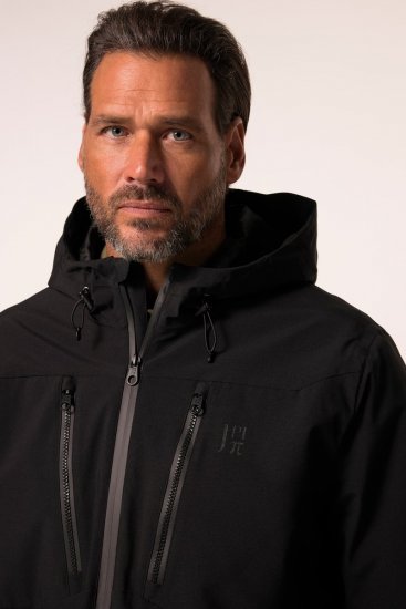 Jay-Pi 834145 Vandtæt funktionsjakke Sort - Sportstøj & outdoor - Sportstøj i store størrelser til mænd