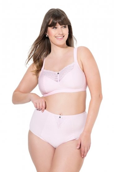 Ulla Popken 834307 Formende trusser med blonde Rosa - Shapewear - 