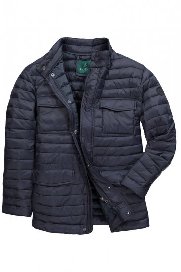 Boston Park 416 Quiltet jakke med ståkrave Mørkeblå - Jakker - Jakker i store størrelser, 2XL- 12XL