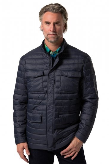 Boston Park 416 Quiltet jakke med ståkrave Mørkeblå - Jakker - Jakker i store størrelser, 2XL- 12XL
