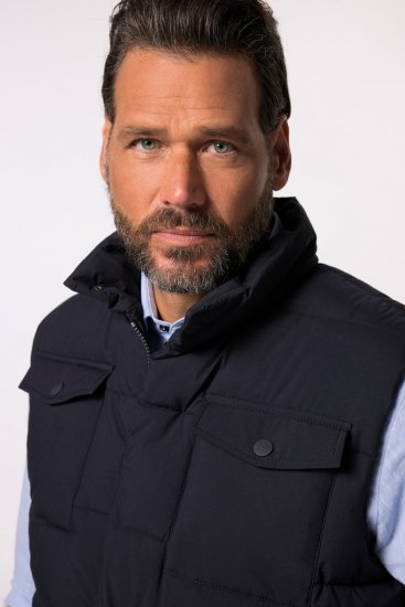 JP1880 834648 Quiltet vest med ståkrave Mørkeblå - Jakker - Jakker i store størrelser, 2XL- 12XL