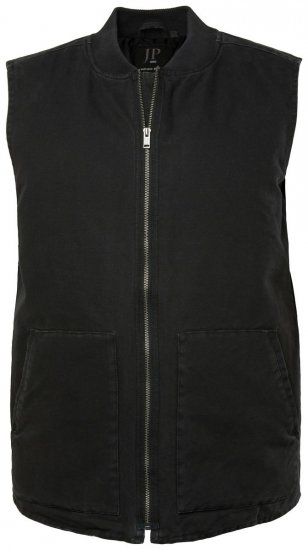 JP1880 834734 Canvasvest Sort - Jakker - Jakker i store størrelser, 2XL- 12XL