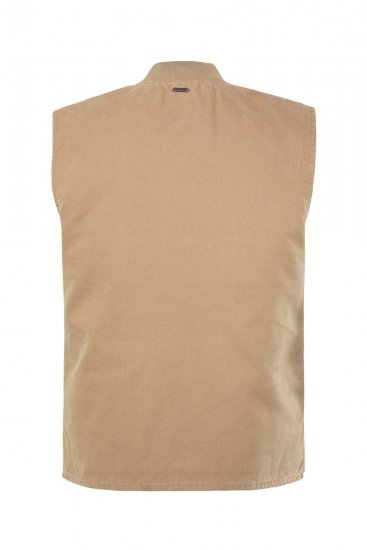 JP1880 834734 Canvasvest Mørkebeige - Jakker - Jakker i store størrelser, 2XL- 12XL