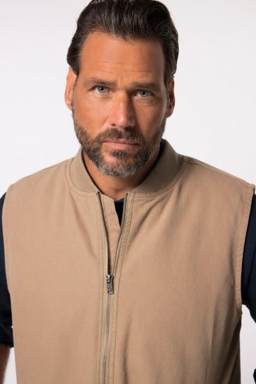 JP1880 834734 Canvasvest Mørkebeige - Jakker - Jakker i store størrelser, 2XL- 12XL