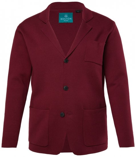 Boston Park 747 Flexlastic Strikket blazer Aubergine - Habitter og blazere - Habitter og jakkesæt i store størrelser
