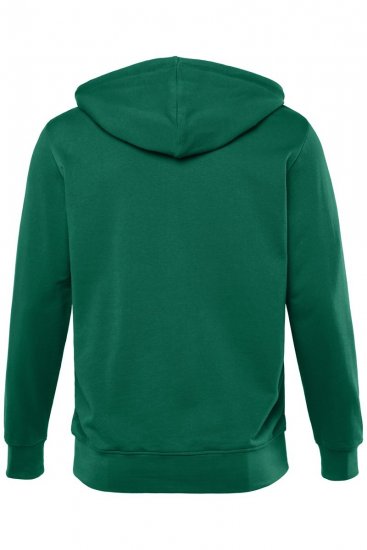 Men+ 851 Hættejakke Grøn - Trøjer og hættetrøjer - Trøjer og Hættetrøjer i store størrelser - 2XL-14XL