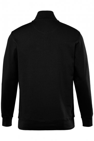 Men+ 856 Half-zip trøje Sort - Trøjer og hættetrøjer - Trøjer og Hættetrøjer i store størrelser - 2XL-14XL