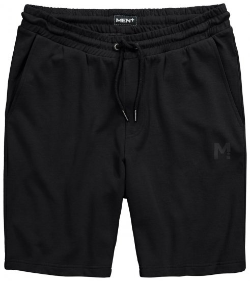 Men+ 858 Joggingshorts Sort - Joggingbukser og shorts - Sweatpants og Sweatshorts 2XL-12XL