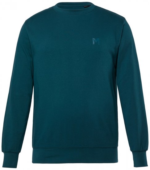 Men+ 865 Sweatshirt Mørkegrøn - Trøjer og hættetrøjer - Trøjer og Hættetrøjer i store størrelser - 2XL-14XL