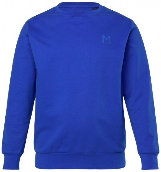 Men+ 865 Sweatshirt Koboltblå - Trøjer og hættetrøjer - Trøjer og Hættetrøjer i store størrelser - 2XL-14XL