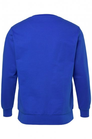 Men+ 865 Sweatshirt Koboltblå - Trøjer og hættetrøjer - Trøjer og Hættetrøjer i store størrelser - 2XL-14XL