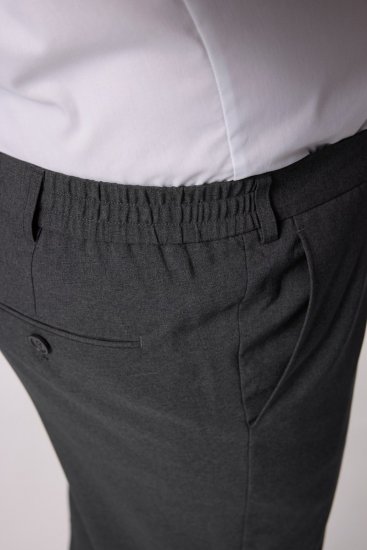 Men+ 066 Porto Habitbukser bellyfit Grå - Habitter og blazere - Habitter og jakkesæt i store størrelser