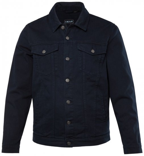 Men+ 446 Denimjakke med brystlommer Mørkeblå - Jakker - Jakker i store størrelser, 2XL- 12XL