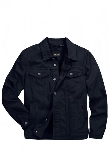 Men+ 446 Denimjakke med brystlommer Mørkeblå - Jakker - Jakker i store størrelser, 2XL- 12XL