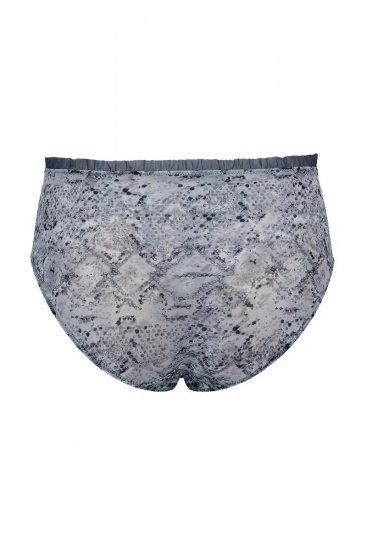Ulla Popken 835633 Dyreprintede trusser Antracit - Trusser - 