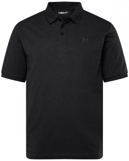 Men+ 256 Poloshirt Sort - Polotrøjer - Polotrøjer 2XL-8XL