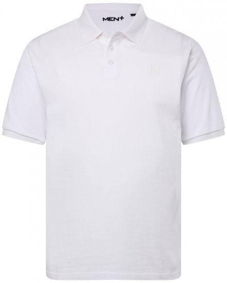 Men+ 256 Poloshirt Hvid - Polotrøjer - Polotrøjer 2XL-8XL