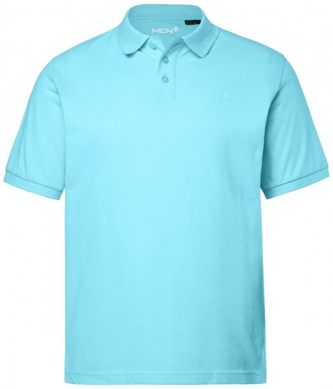 Men+ 256 Poloshirt Lys turkis - Polotrøjer - Polotrøjer 2XL-8XL