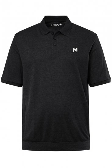 Men+ 266 Poloshirt bellyfit Sort 2-pak - Polotrøjer - Polotrøjer 2XL-8XL