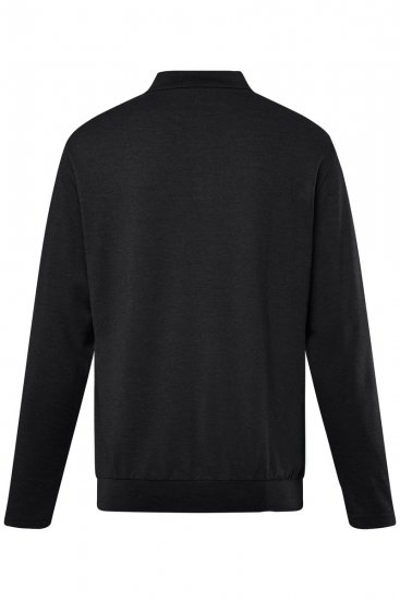 Men+ 274 Langærmet Poloshirt bellyfit Sort - Polotrøjer - Polotrøjer 2XL-8XL