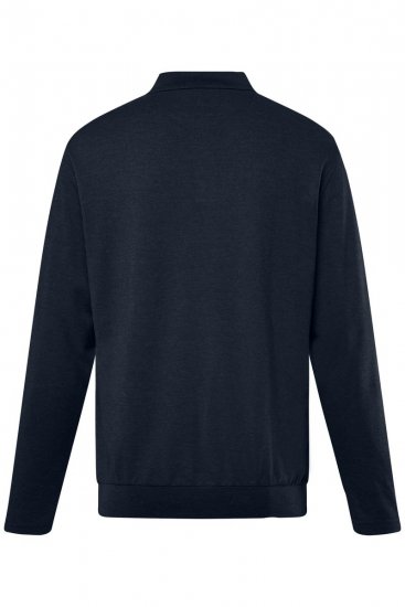Men+ 274 Langærmet Poloshirt bellyfit Mørkeblå - Polotrøjer - Polotrøjer 2XL-8XL