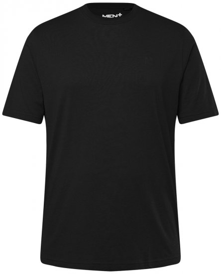 Men+ 276 T-shirt med rund hals Sort - T-shirts - T-shirts i store størrelser - 2XL-14XL
